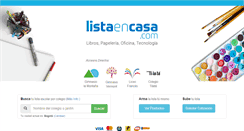 Desktop Screenshot of listaencasa.com